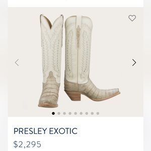 Lucchese Presley Exotics